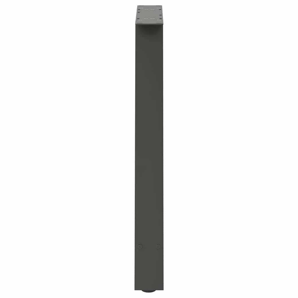 sofabordben A-formet 2 stk 70x(72-73) cm stål antracitgrå