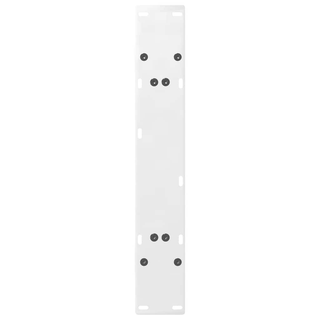 sofabordben A-formet 2 stk 80x(72-73) cm stål hvid
