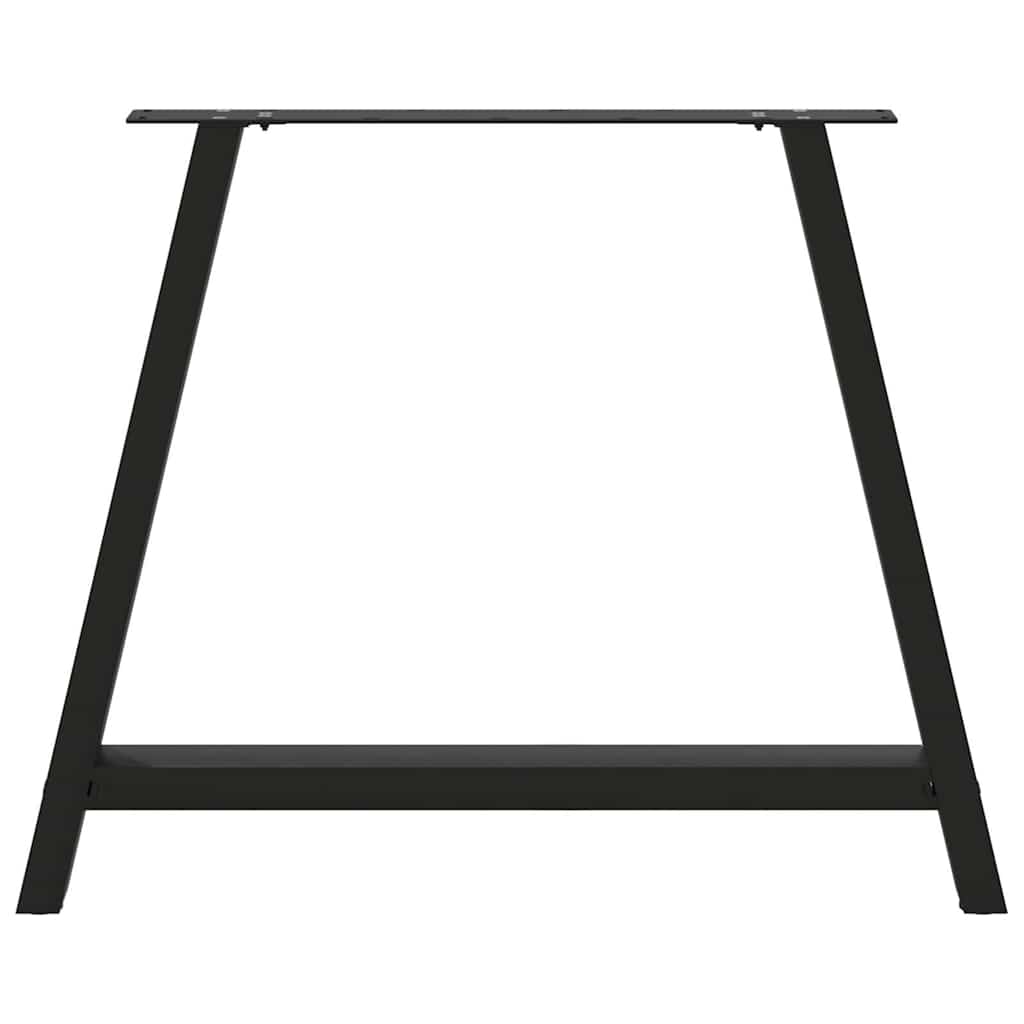 sofabordben A-formet 2 stk 90x(72-73) cm stål sort