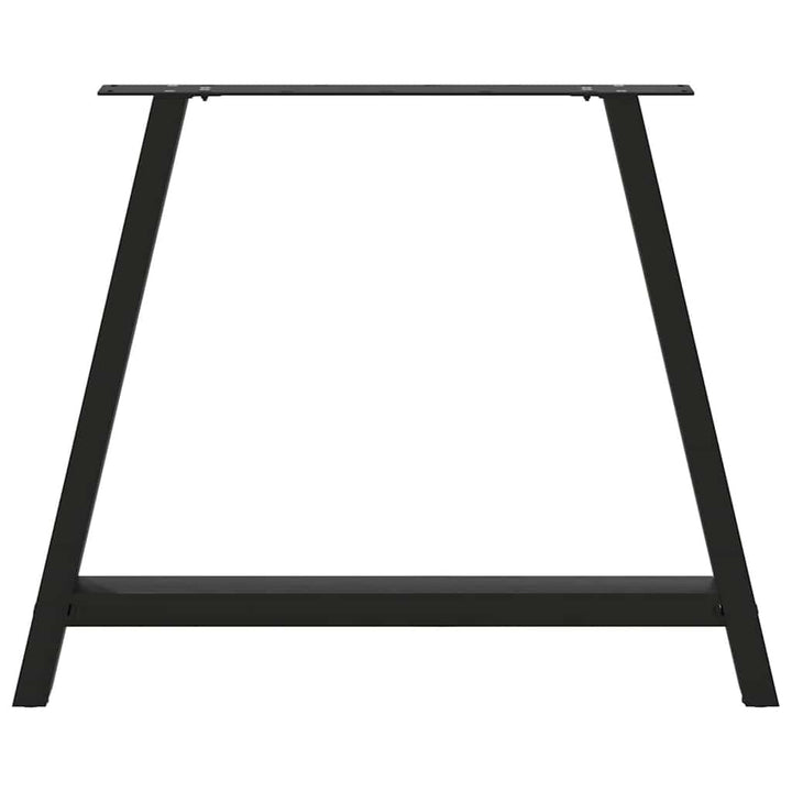 sofabordben A-formet 2 stk 90x(72-73) cm stål sort
