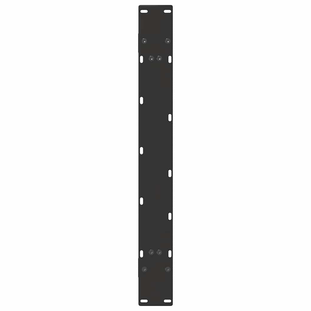 sofabordben A-formet 2 stk 90x(72-73) cm stål sort