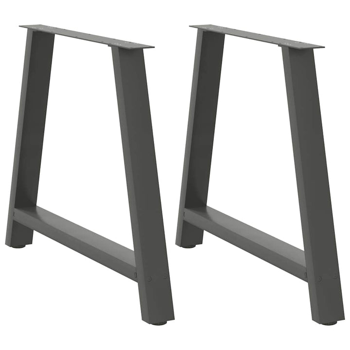 sofabordben A-formet 2 stk 90x(72-73) cm stål antracitgrå