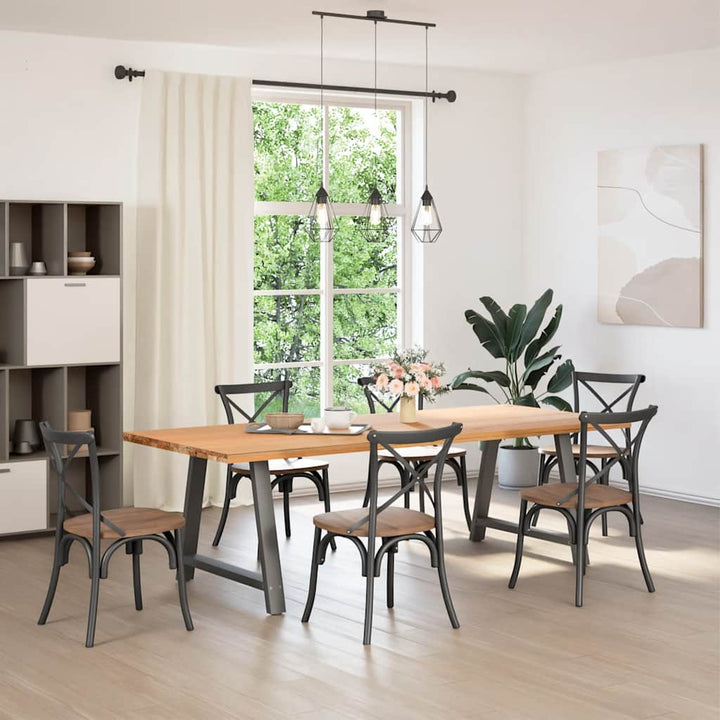 sofabordben A-formet 2 stk 90x(72-73) cm stål antracitgrå