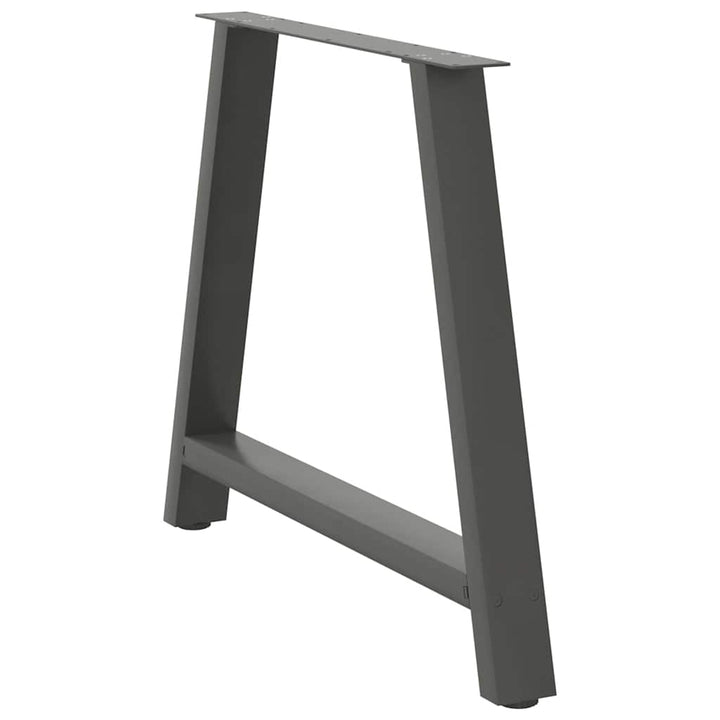 sofabordben A-formet 2 stk 90x(72-73) cm stål antracitgrå