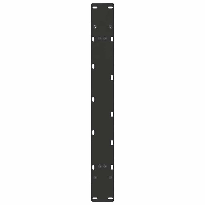 sofabordben A-formet 2 stk 100x(72-73) cm stål sort