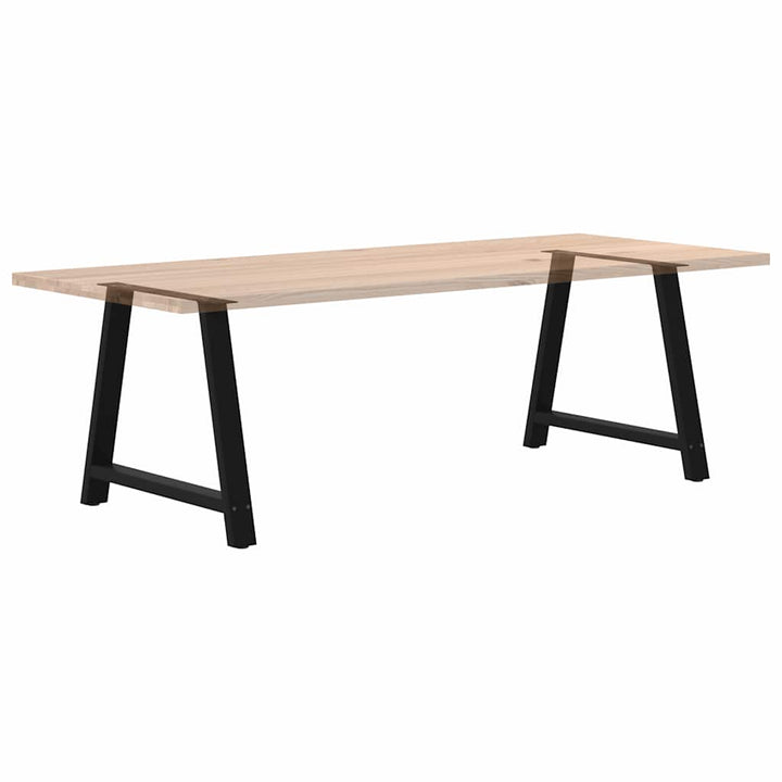 sofabordben A-formet 2 stk 100x(72-73) cm stål sort