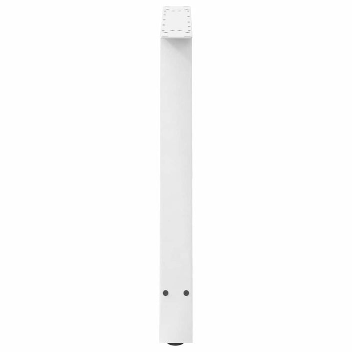 sofabordben A-formet 2 stk 100x(72-73) cm stål hvid