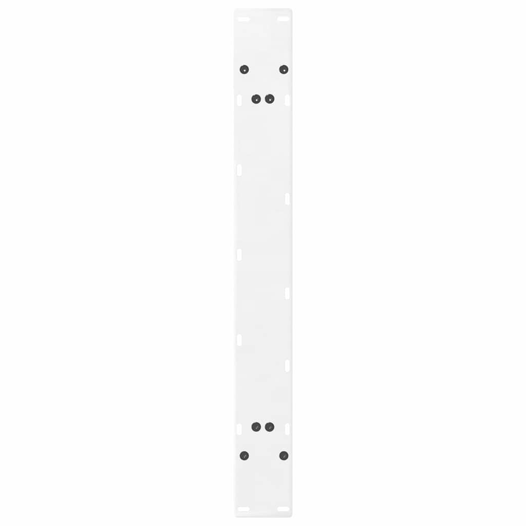 sofabordben A-formet 2 stk 100x(72-73) cm stål hvid
