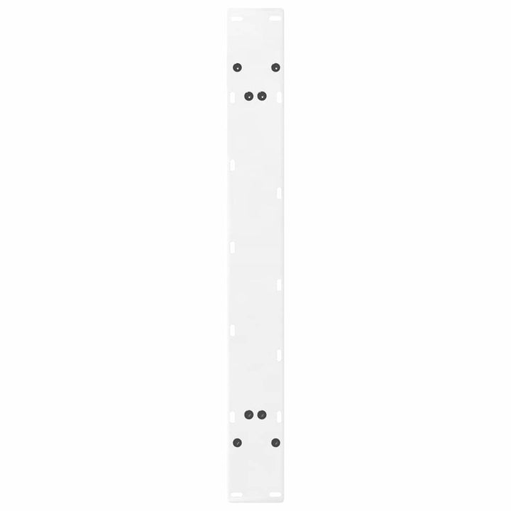 sofabordben A-formet 2 stk 100x(72-73) cm stål hvid