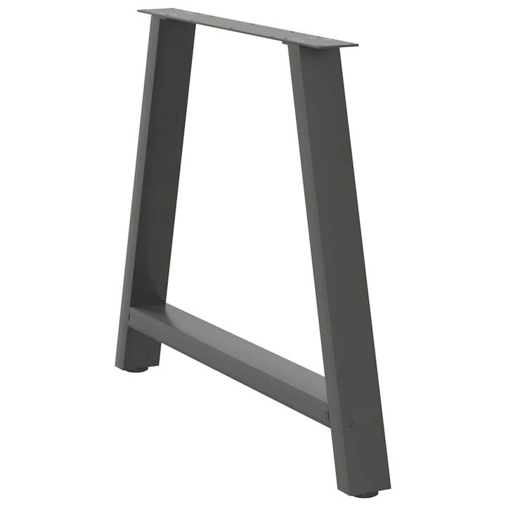 sofabordben A-formet 2 stk 100x(72-73) cm stål antracitgrå