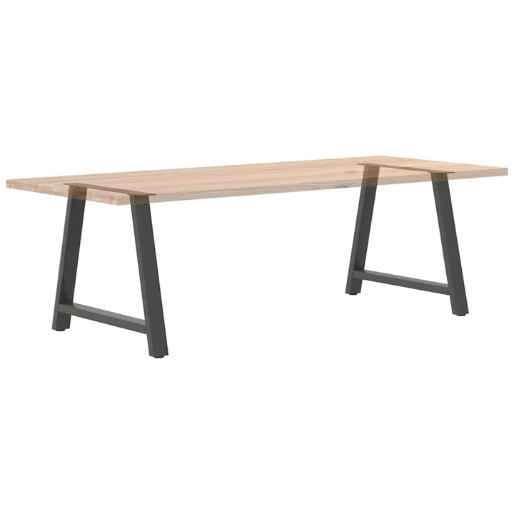 sofabordben A-formet 2 stk 100x(72-73) cm stål antracitgrå