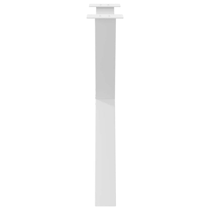 spisebordsben X-formet 2 stk. hvid 80x(72-73) cm stål