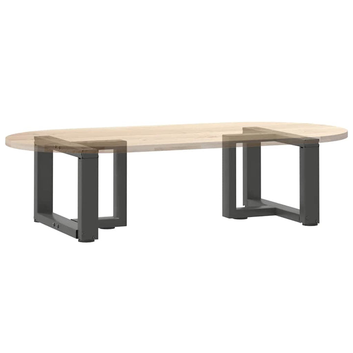 sofabordben T-formet 2 stk 50x25x(30-31) cm stål antracitgrå