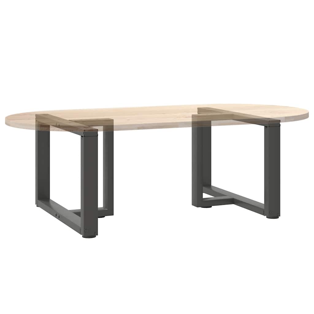 sofabordben T-formet 2 stk 60x25x(42-43) cm stål antracitgrå
