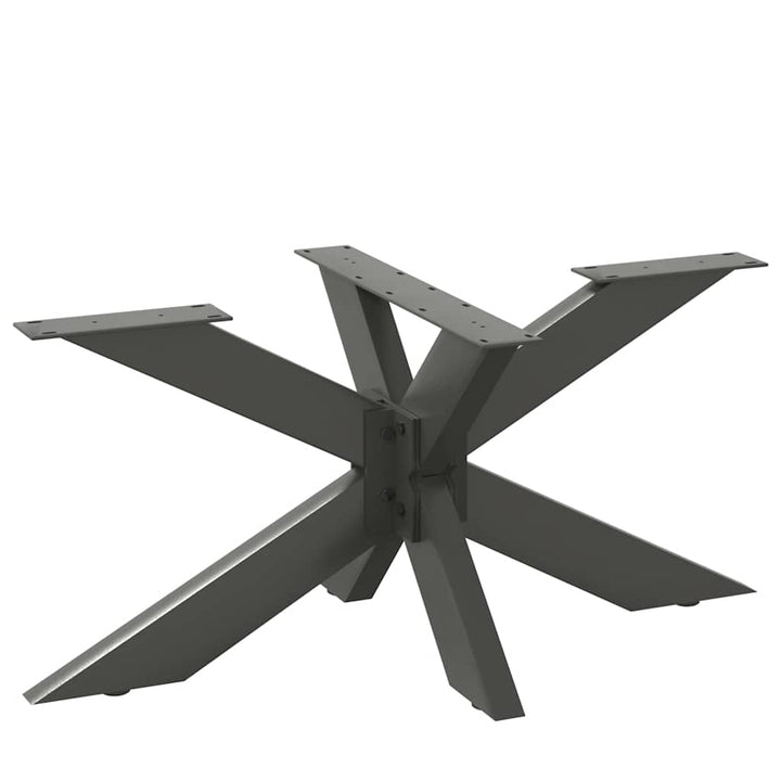 sofabordben edderkopform 98x58x(42-43) cm stål antracitgrå