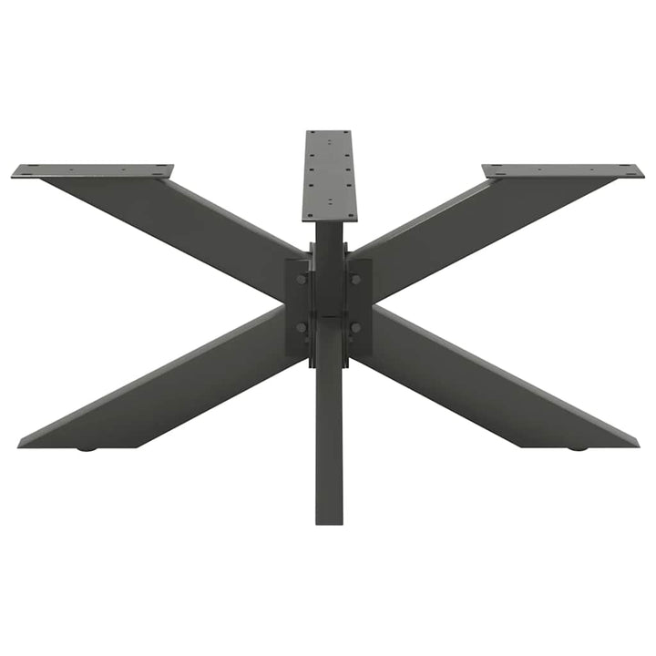 sofabordben edderkopform 98x58x(42-43) cm stål antracitgrå