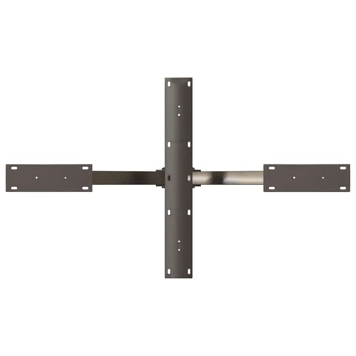sofabordben edderkopform naturstål 98x58x(42-43) cm stål