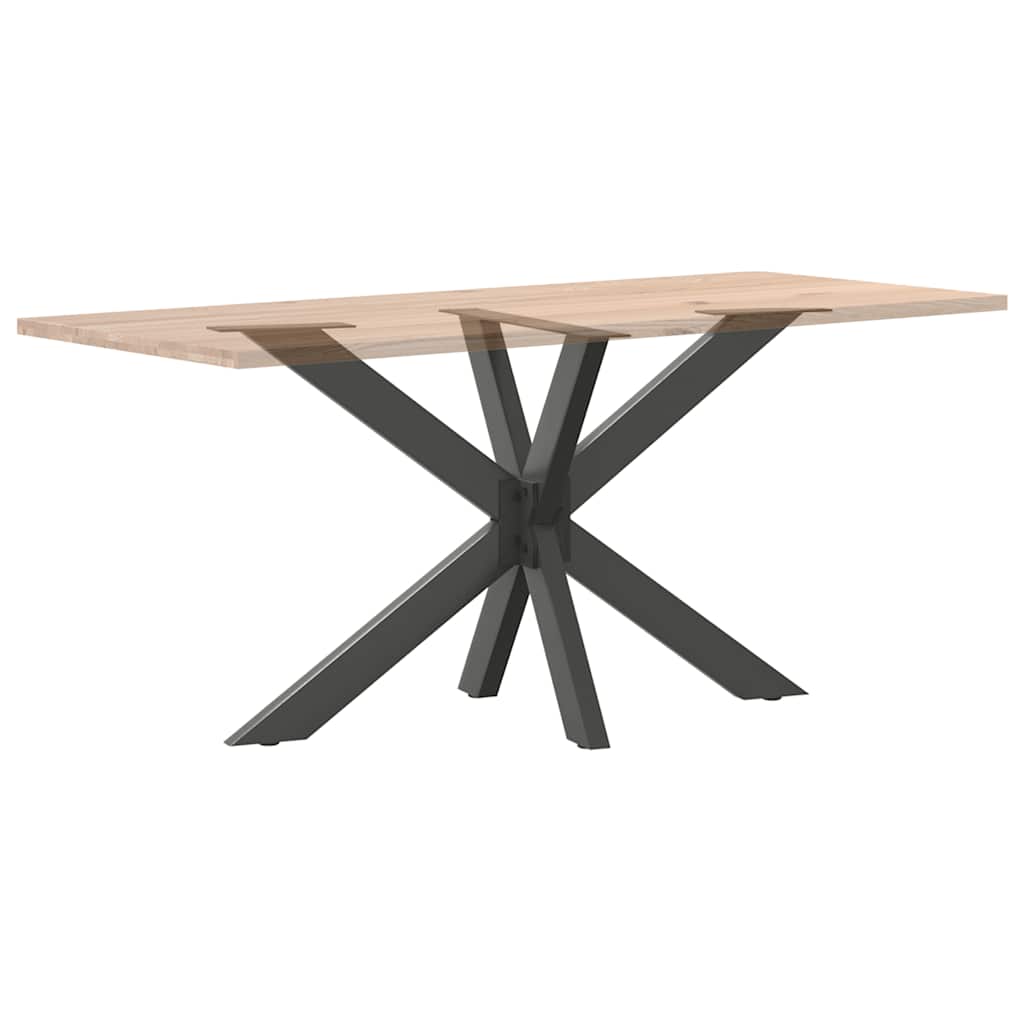 spisebordben edderkopformet antracit 120x68x(72-73) cm stål