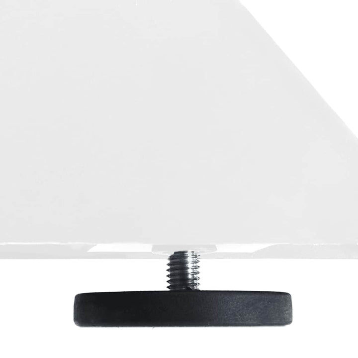 spisebordben edderkopformet hvid 150x78x(72-73) cm stål