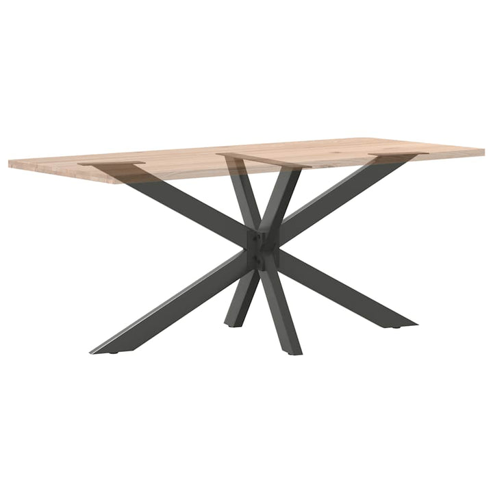 spisebordben edderkopformet antracit 150x78x(72-73) cm stål