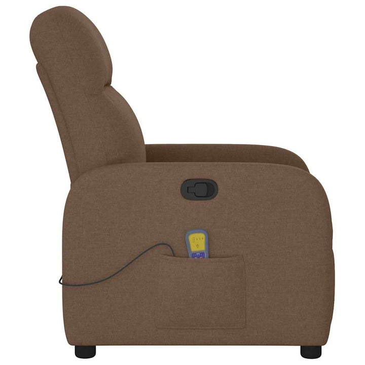 massagestol stof brun