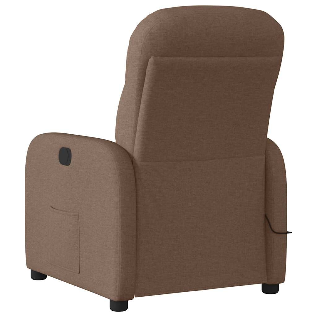 massagestol stof brun