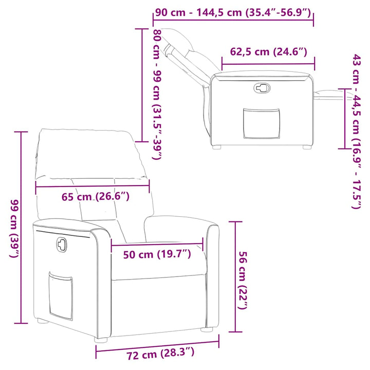 lænestol stof vinrød
