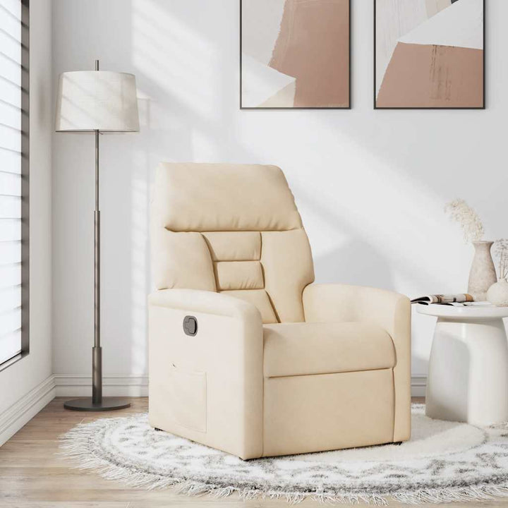 lænestol mikrofiberstof beige