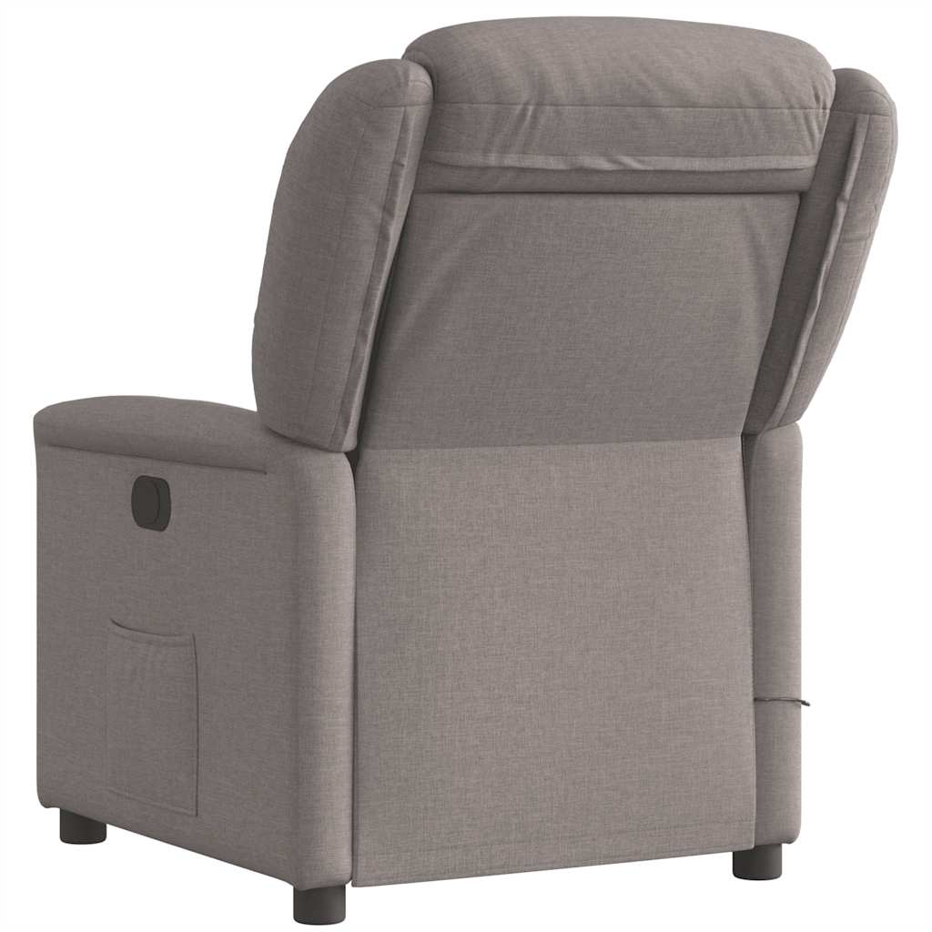 massagestol stof gråbrun