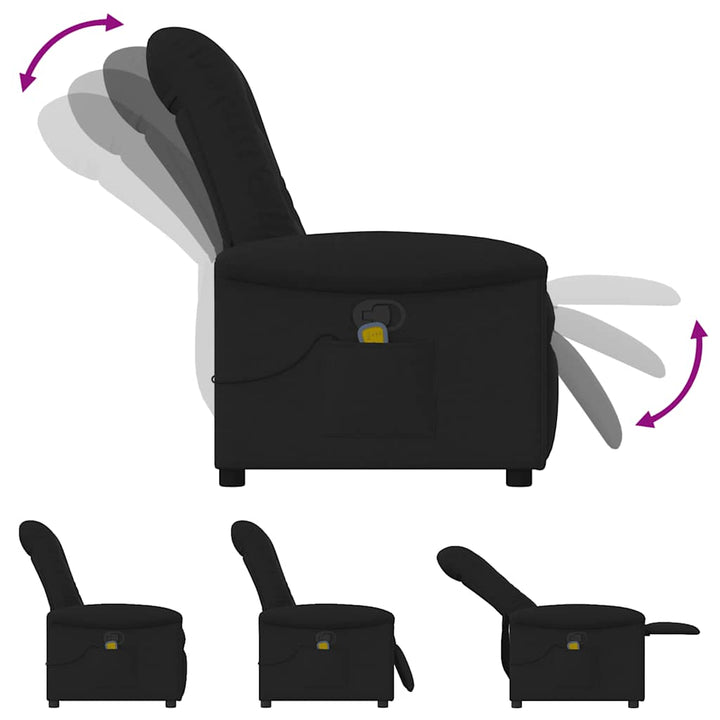 massagestol stof sort
