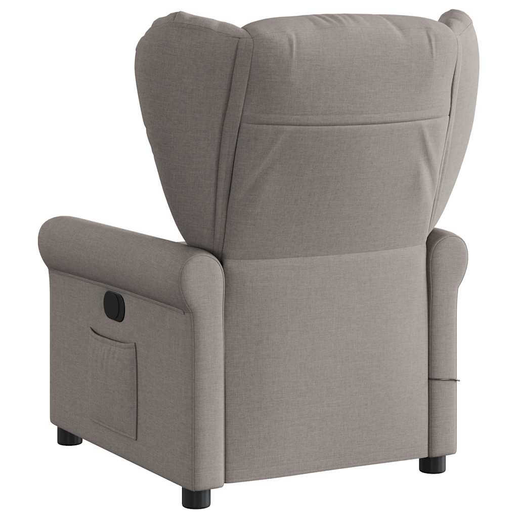 massagestol stof gråbrun
