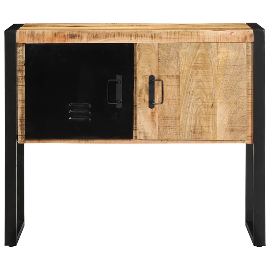 konsolskab 90x35x75 cm massivt ru mangotræ