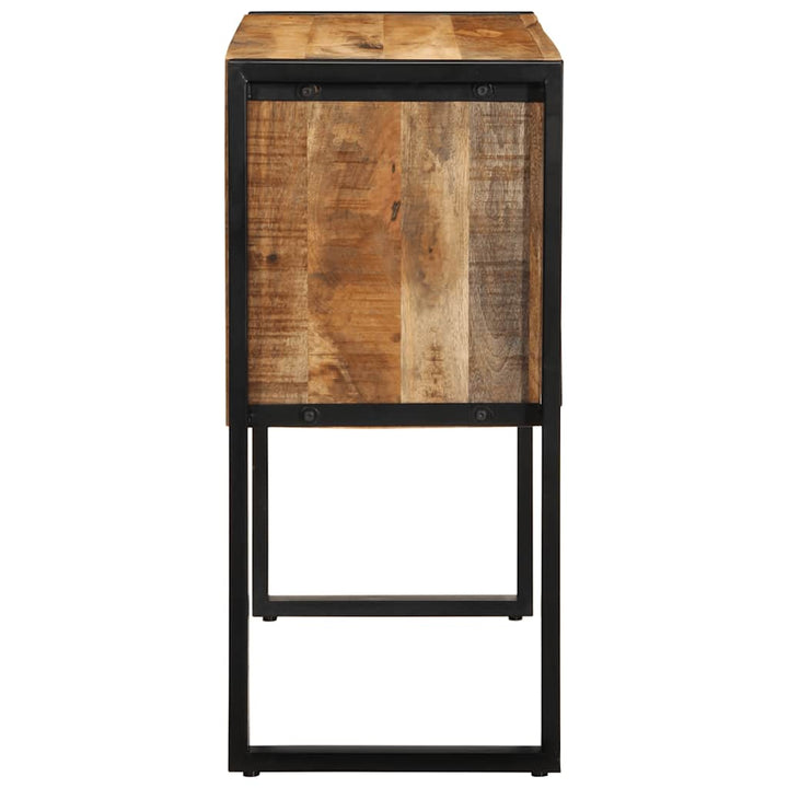 konsolskab 90x35x75 cm massivt ru mangotræ