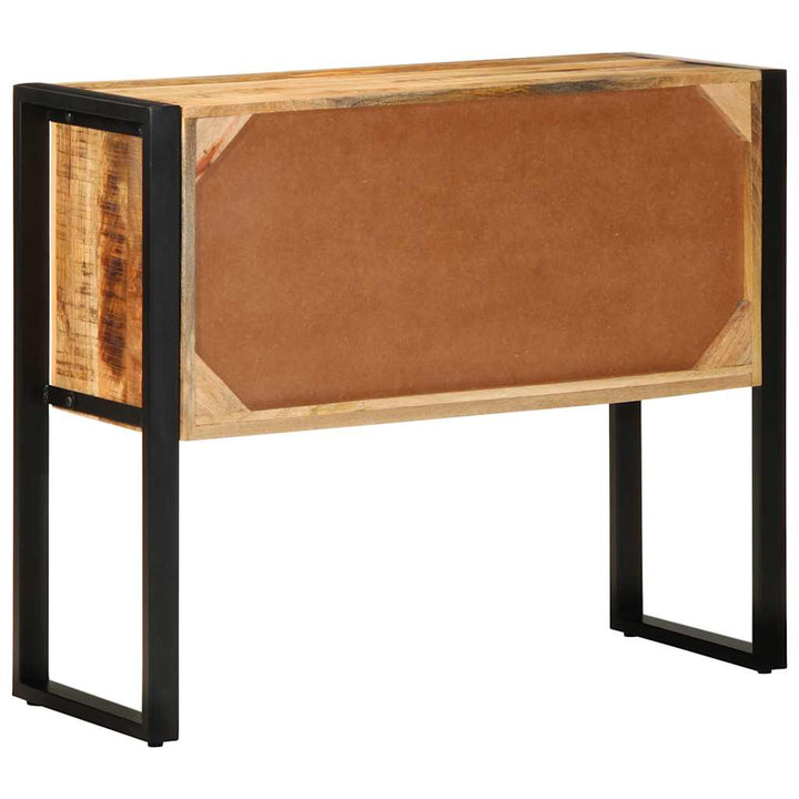 konsolskab 90x35x75 cm massivt ru mangotræ