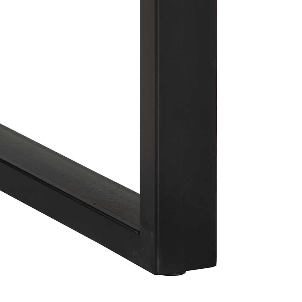 konsolskab flerfarvet 90x35x75 cm massivt genbrugstræ