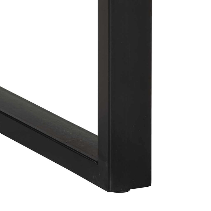 konsolskab flerfarvet 90x35x75 cm massivt genbrugstræ