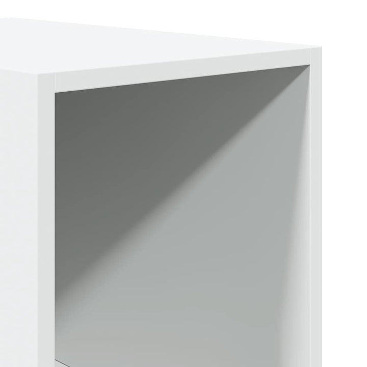 klædeskab 30x50x200 cm konstrueret træ hvid