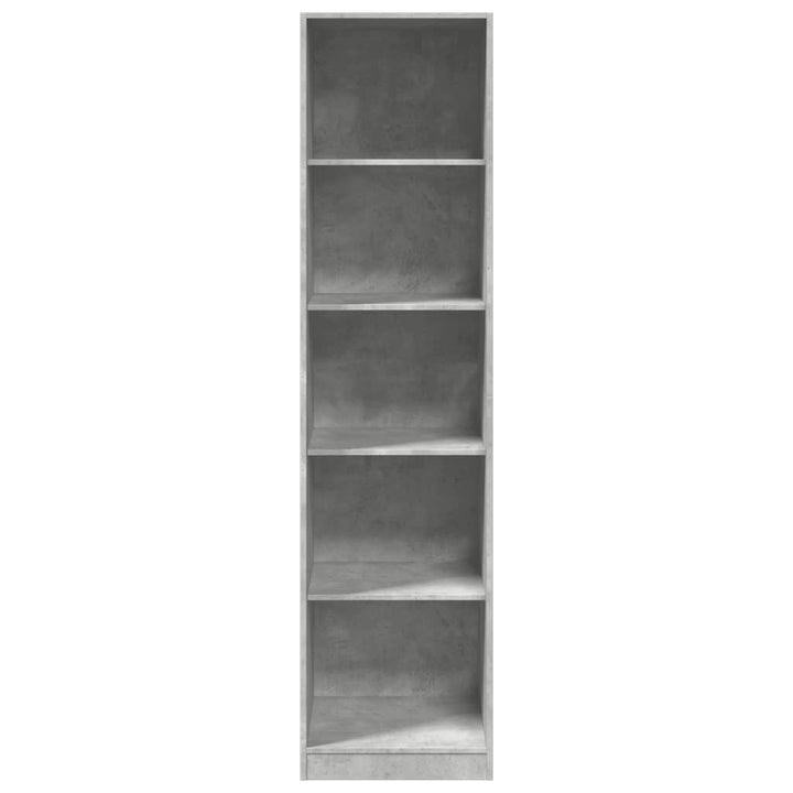 klædeskab 50x50x200 cm konstrueret træ betongrå