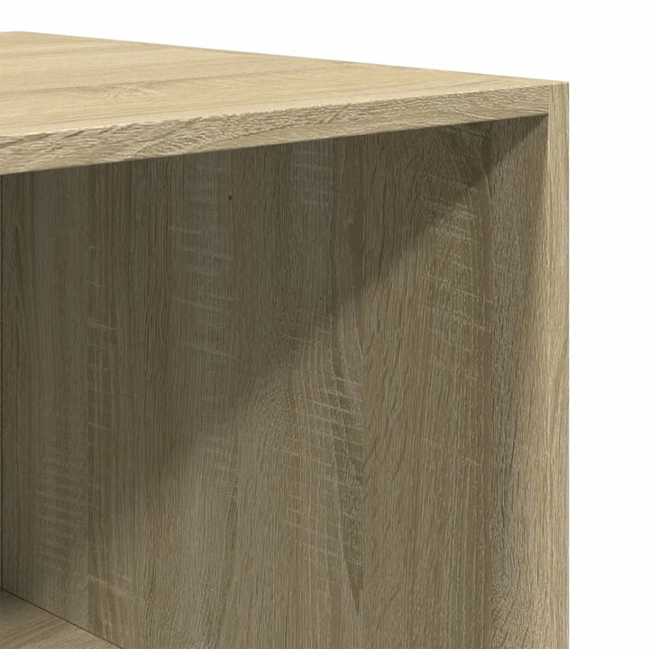 klædeskab 100x50x200 cm konstrueret træ sonoma-eg