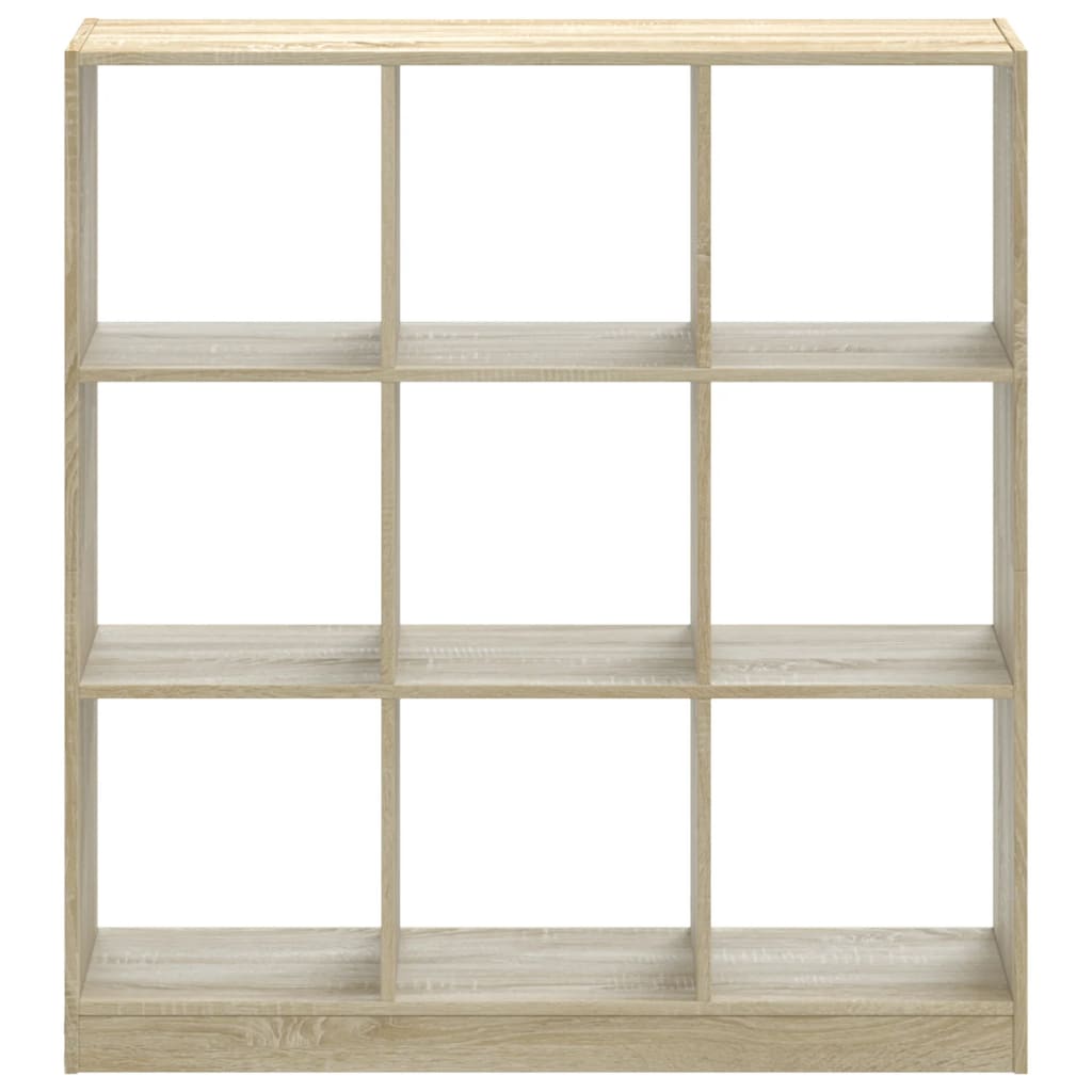 bogreol 102x32x108 cm konstrueret træ sonoma-eg