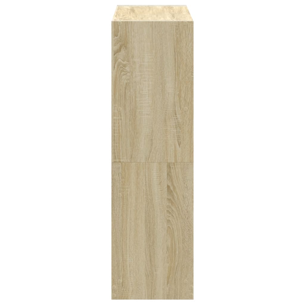 bogreol 102x32x108 cm konstrueret træ sonoma-eg