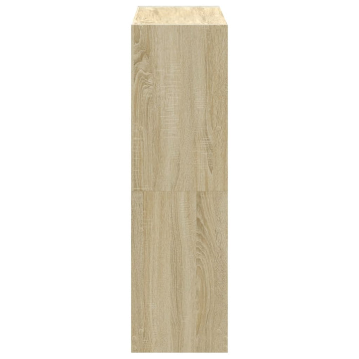 bogreol 102x32x108 cm konstrueret træ sonoma-eg