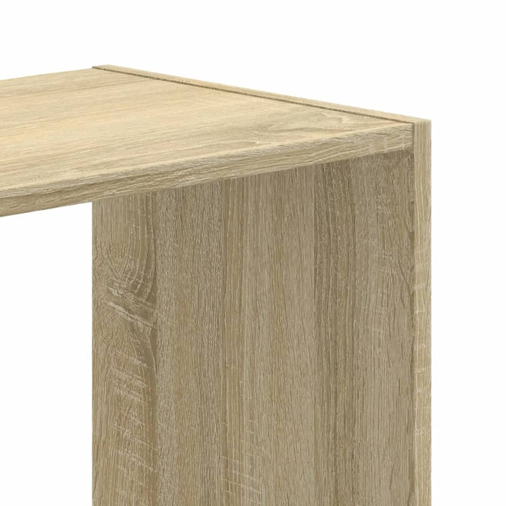 bogreol 102x32x108 cm konstrueret træ sonoma-eg