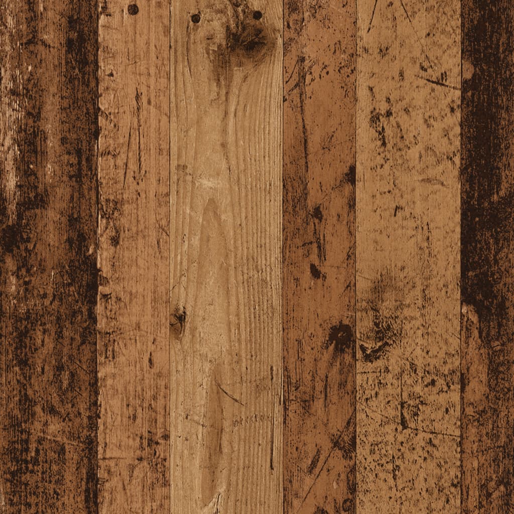 bogreol 102x32x109 cm konstrueret træ antikt træ