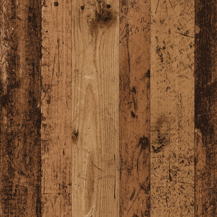 bogreol 102x32x109 cm konstrueret træ antikt træ
