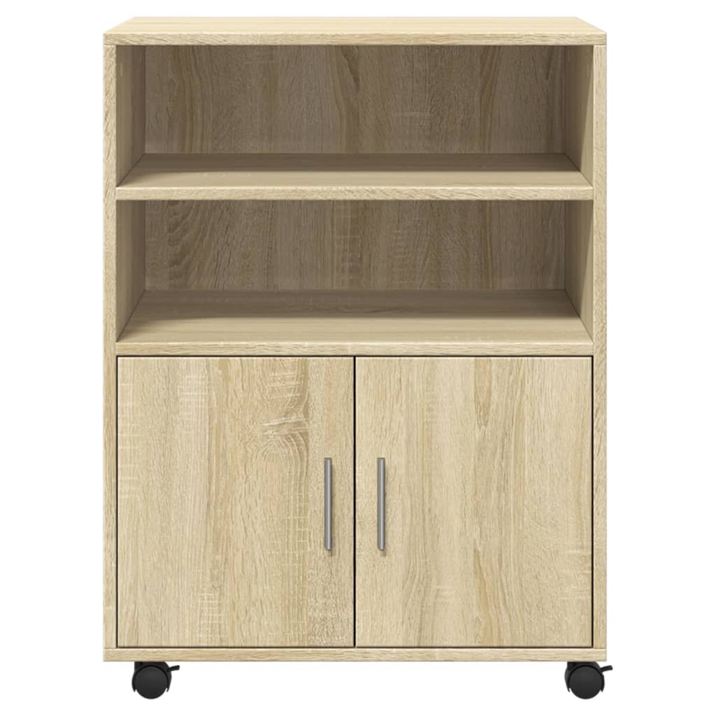 rullebord 60x48x81 cm konstrueret træ sonoma-eg