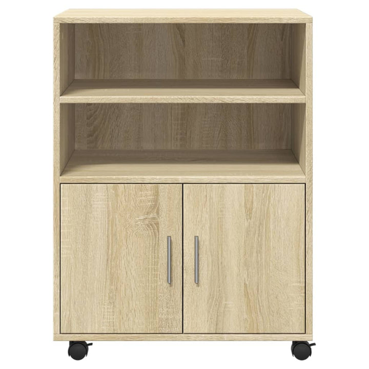 rullebord 60x48x81 cm konstrueret træ sonoma-eg