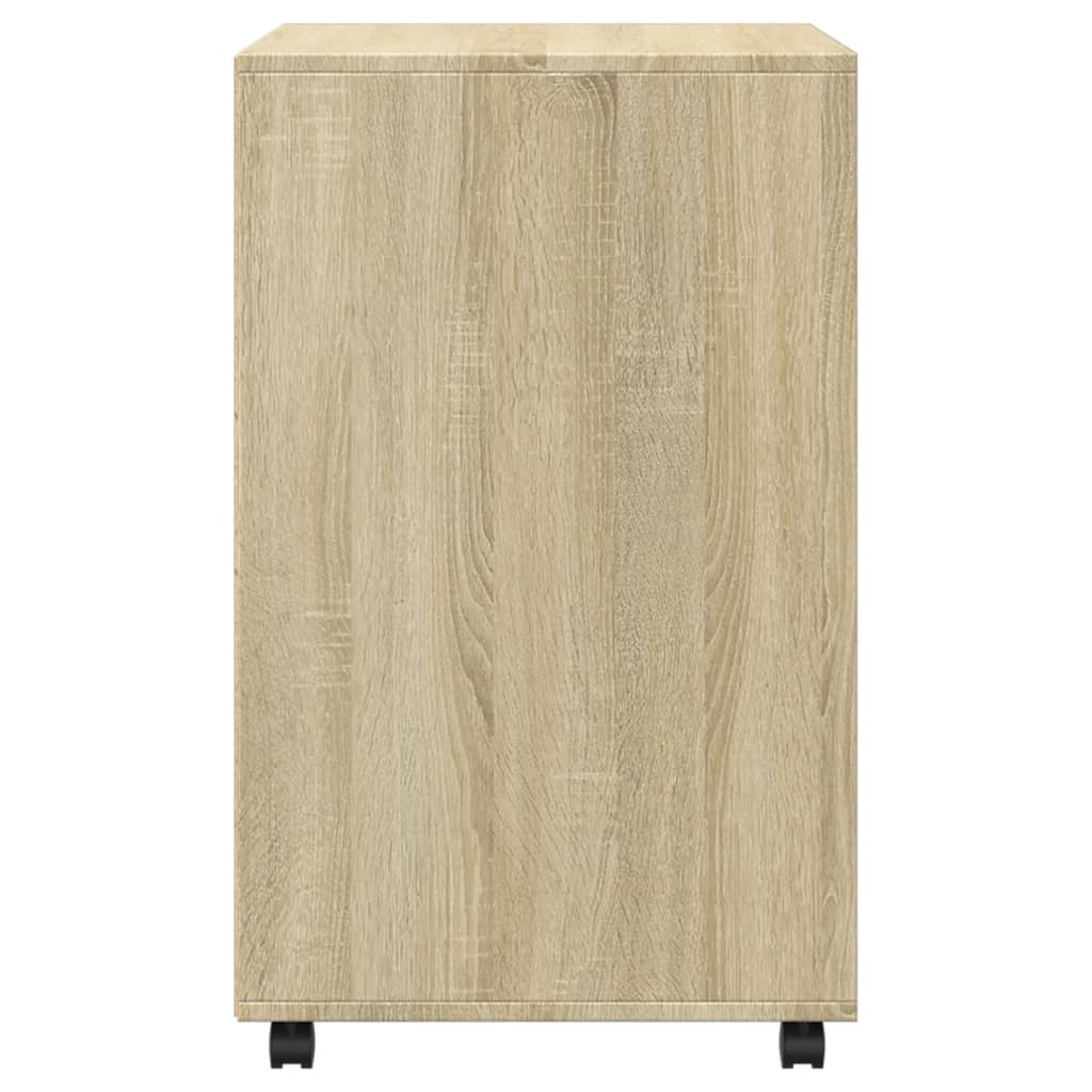 rullebord 60x48x81 cm konstrueret træ sonoma-eg