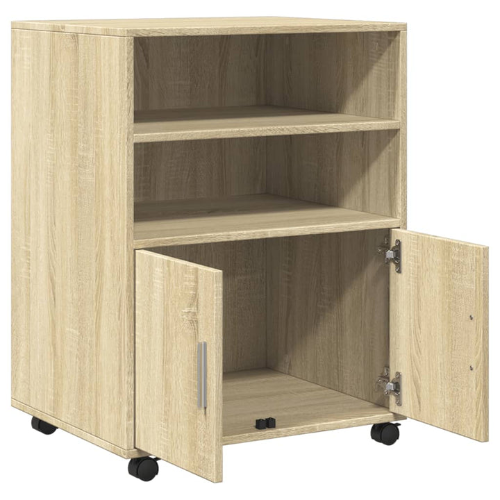 rullebord 60x48x81 cm konstrueret træ sonoma-eg
