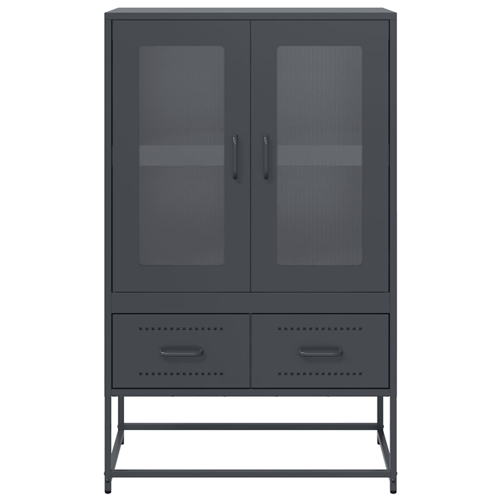 skab 68x39x111,5 cm stål antracitgrå